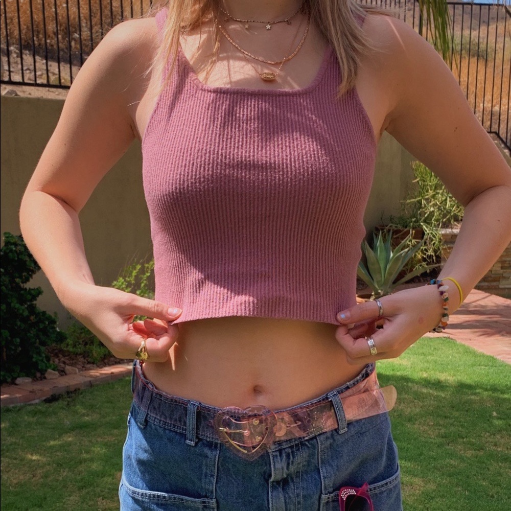 KENDALL & KYLIE mauve tank size Medium